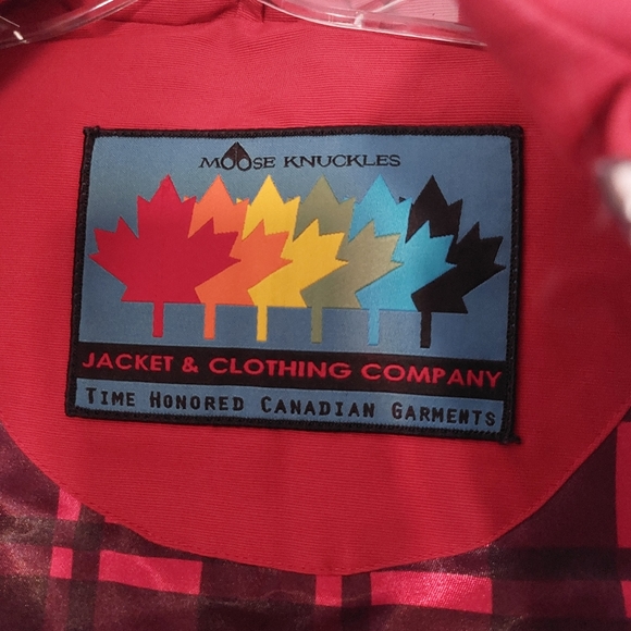 Moose knuckles red leather vest - Picture 2 of 5